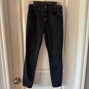 Gap Black Denim True Skinny‎ Jeans